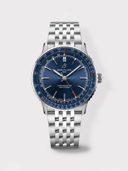 Breitling Navitimer Automatic 41mm - Blue Dial, 904L Stainless Steel Case - Top Super Clone - view 1
