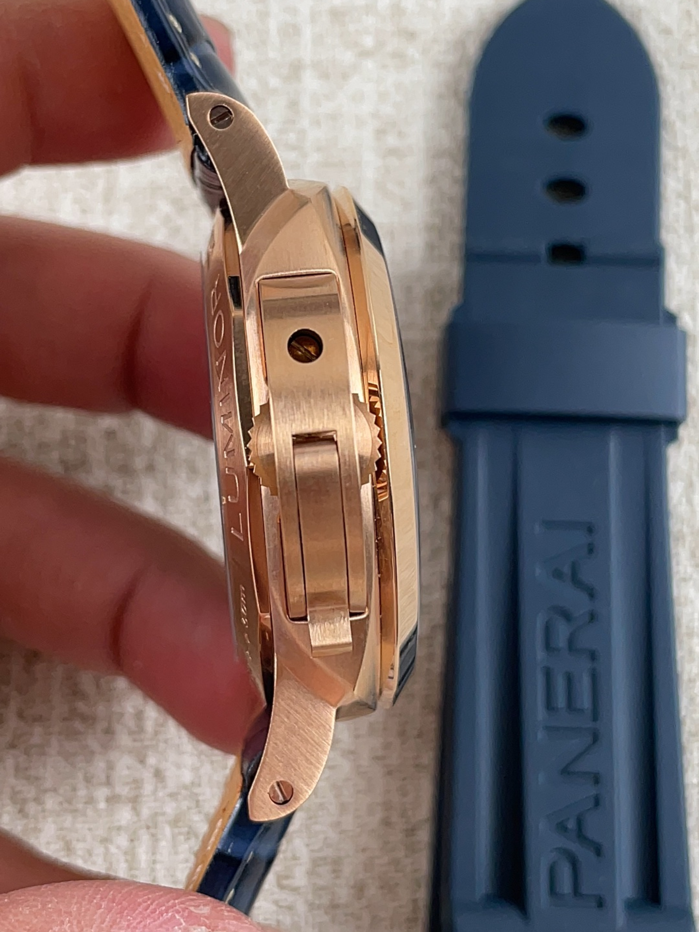 Panerai Luminor Marina PAM1114 1:1 Mirror Swiss Super Clone Watch 44MM Rose gold - view 7