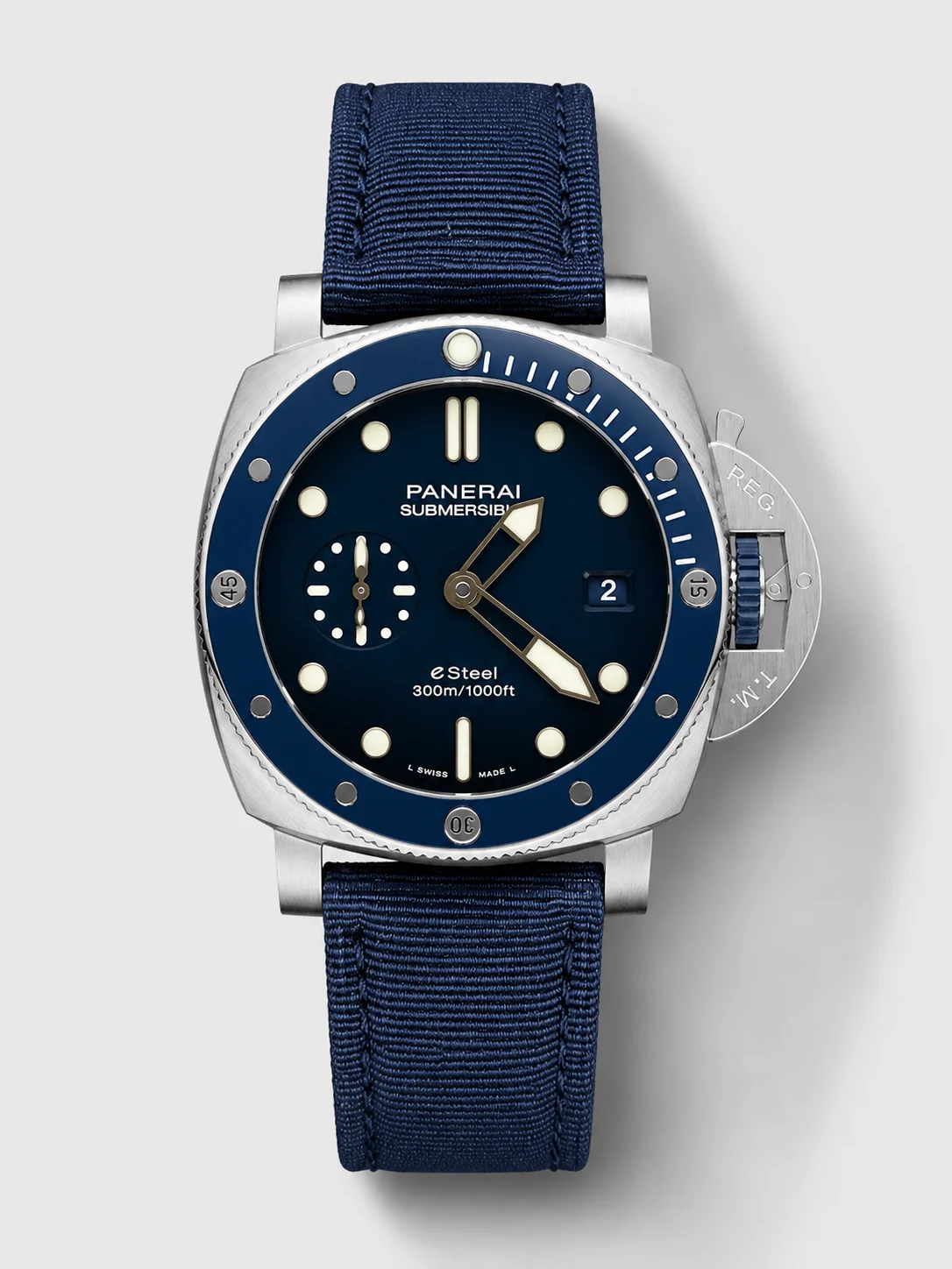 Panerai Super Clone PAM1289 Submersible eSteel 1:1 Watch 44MM - view 1