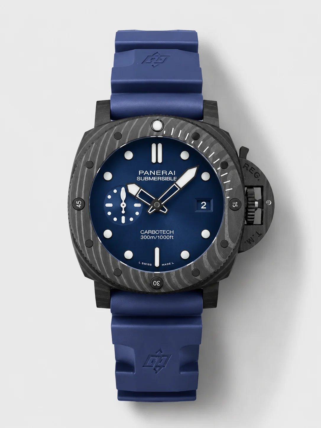 Panerai Luminor Submersible PAM01232 Carbon Casing Swiss 1:1 Mirror Super Clone Watch - view 1