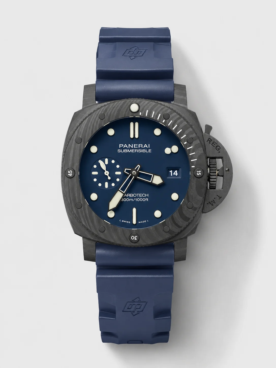 Panerai Luminor Submersible PAM01232 Carbon Casing Swiss 1:1 Mirror Super Clone Watch - view 1