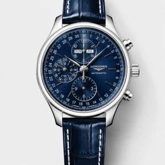 Longines Master Collection REF L2.673.4.92.0 Swiss Super Clone Watch in Blue Dial Leather Strap - view 1