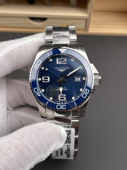 Longines HydroConquest 1:1 Mirror Swiss Super Clone Watch in Blue Dial Steel Strap - view 1