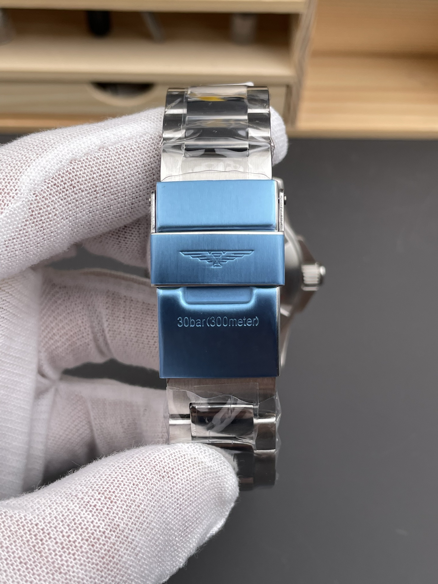 Longines HydroConquest 1:1 Mirror Swiss Super Clone Watch in Blue Dial Steel Strap - view 8