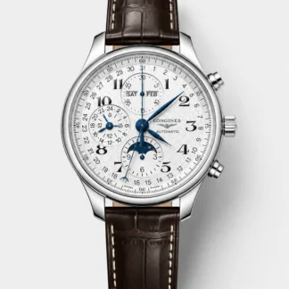 Longines 40mm Silver Barleycorn Dial Super Clone Watch