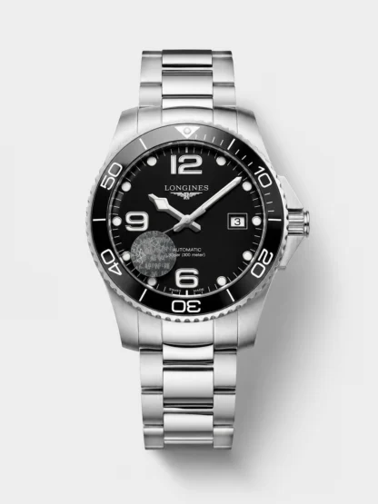 Longines HydroConquest GMT Series 1:1 Top-Grade Super Clone Watch (Swiss Movement, Black Dial, Stainless Steel Bracelet) - view 1