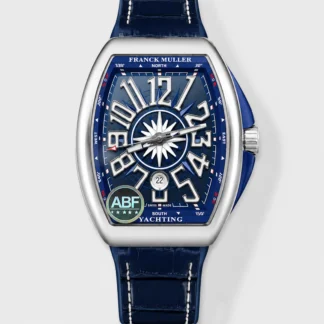 Franck Muller Vanguard Yachting V45 Stainless Steel Blue Dial Swiss Super Clone Watch - view 1