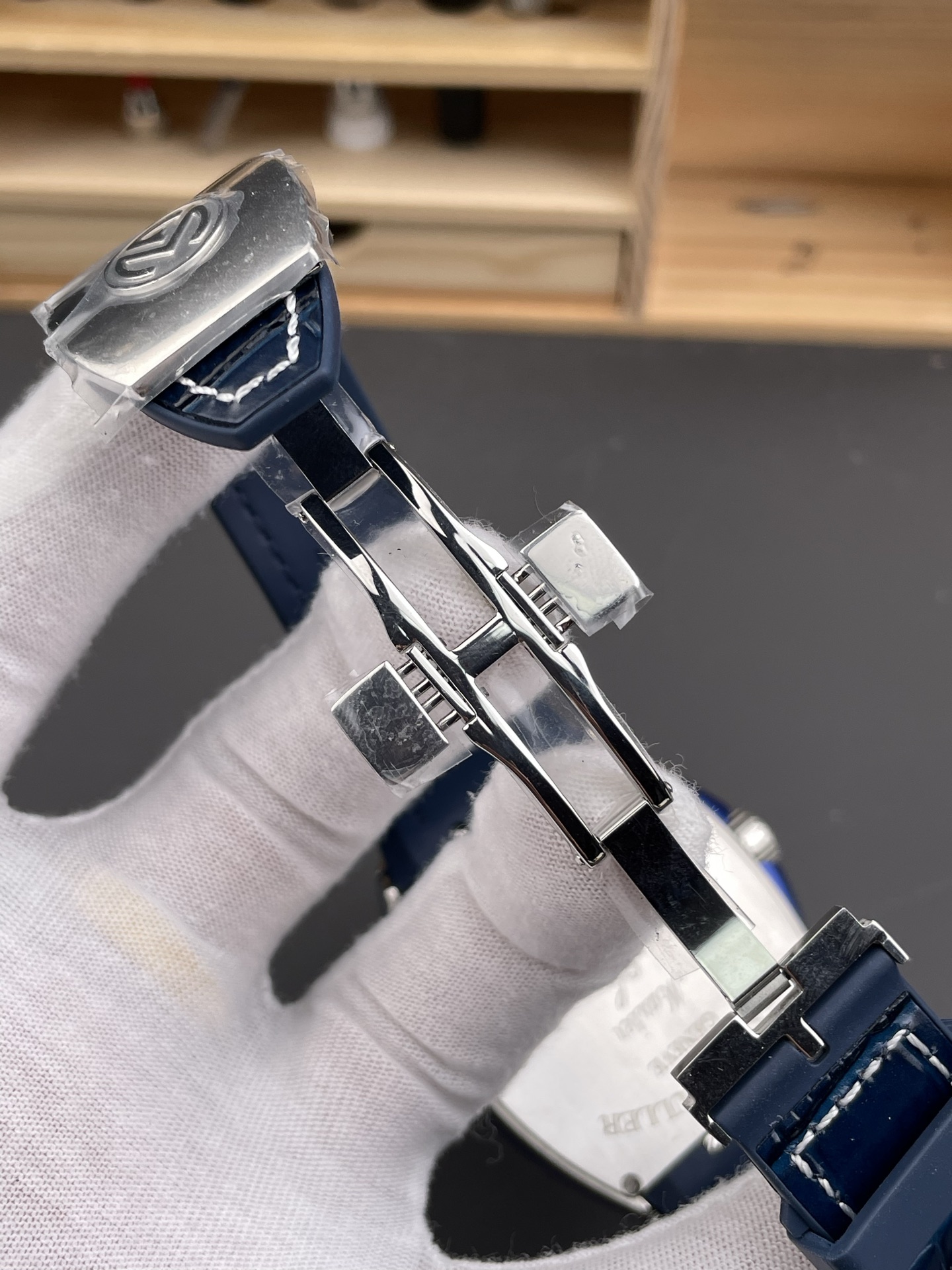 Franck Muller Vanguard Yachting V45 Stainless Steel Blue Dial Swiss Super Clone Watch - view 8