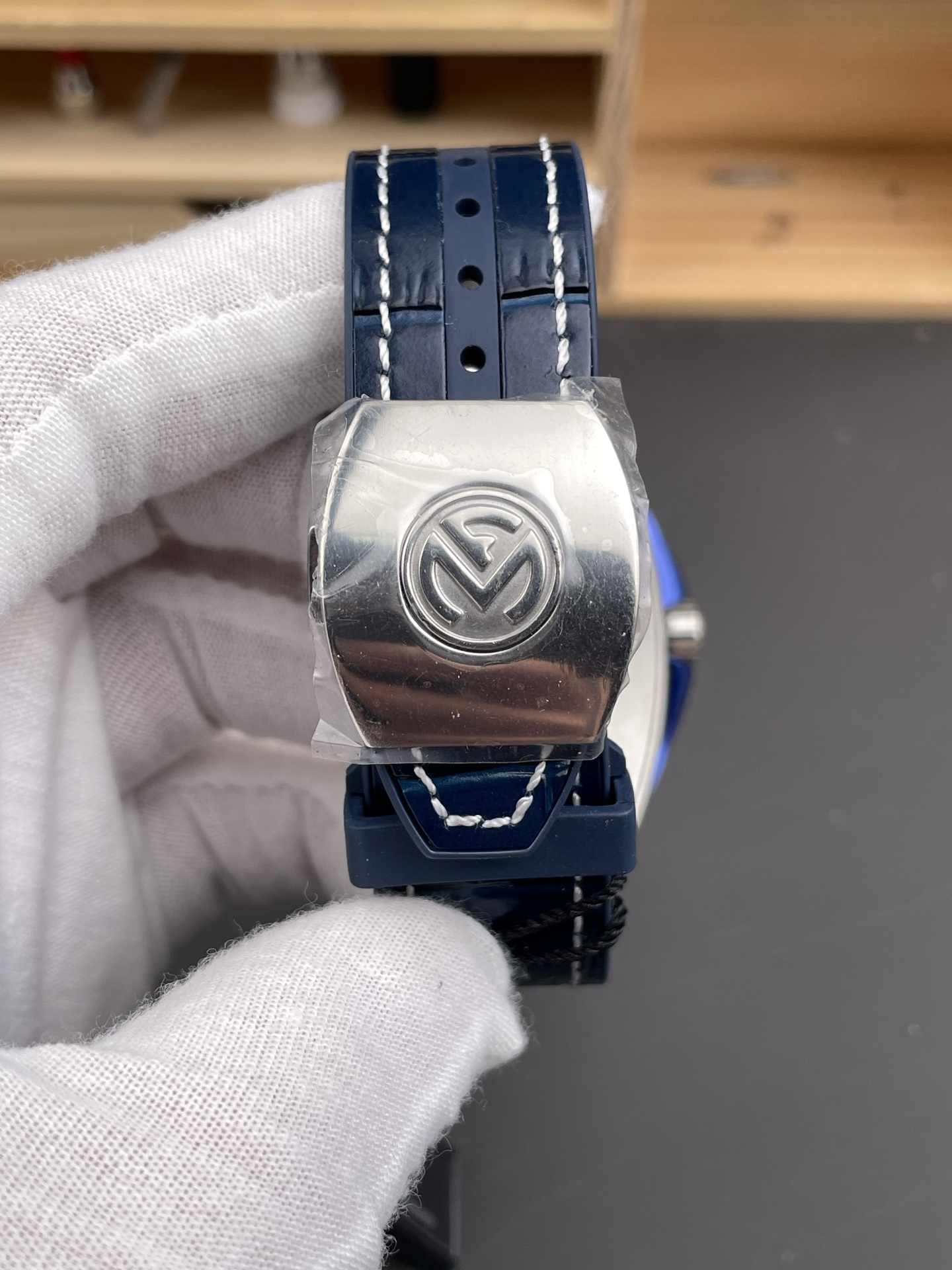 Franck Muller Vanguard Yachting V45 Stainless Steel Blue Dial Swiss Super Clone Watch - view 9