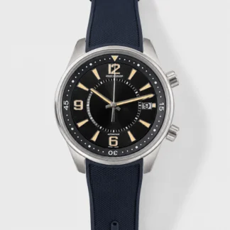 Jaeger LeCoultre Polaris Date Black Dial Rubber Strap 1:1 Mirror Super Clone Watch 42MM - view 1