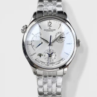 Jaeger-LeCoultre Master Geographic Power Reserve Watch (904L Stainless Steel Model) - Super Clone Watch - view 1