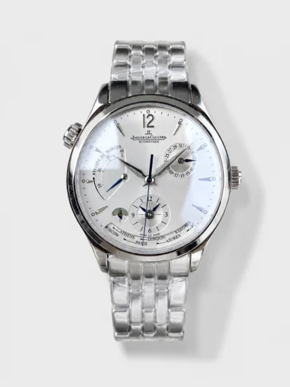Jaeger-LeCoultre Master Geographic Power Reserve Watch (904L Stainless Steel Model) - Super Clone Watch - view 1