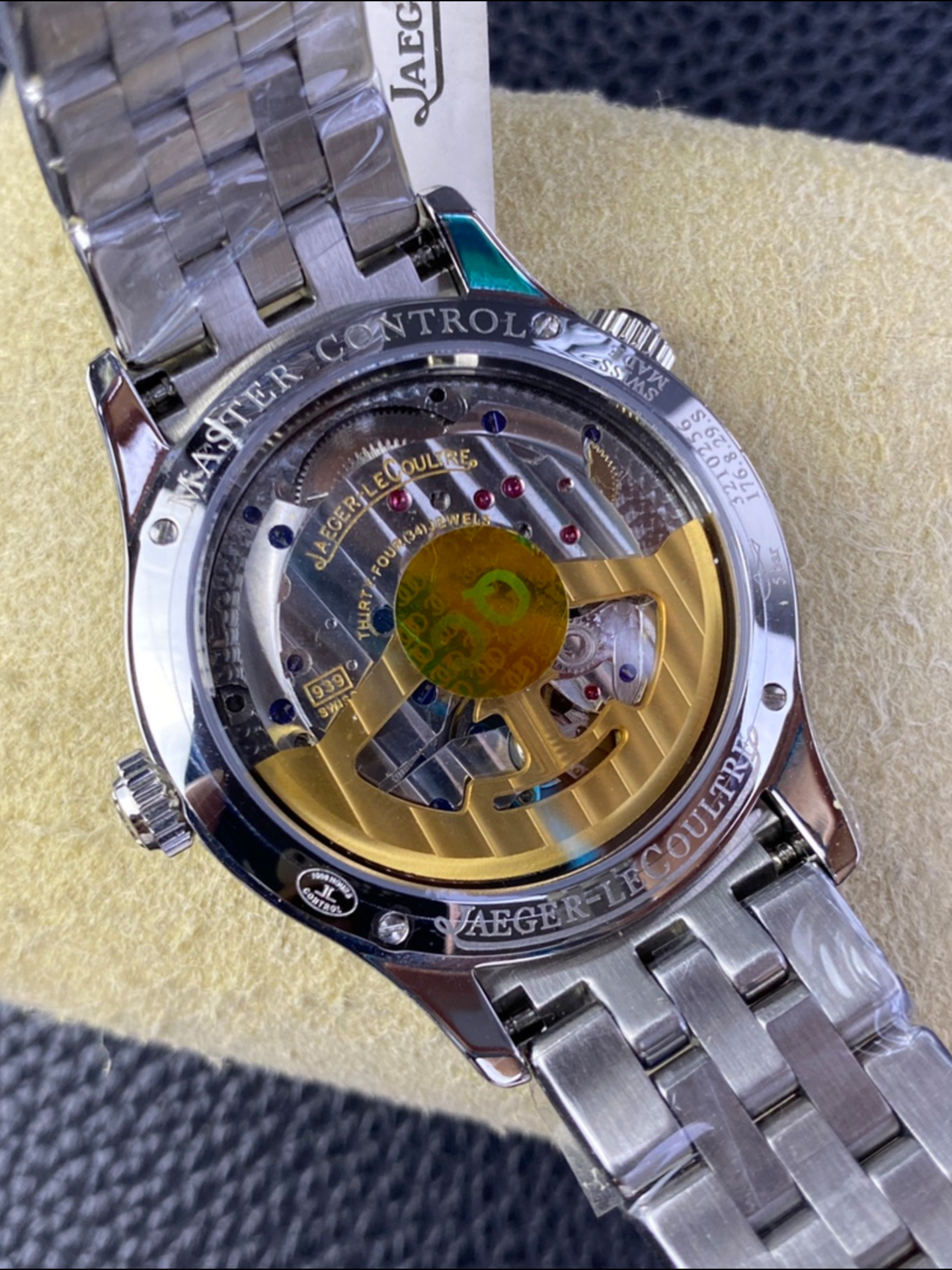 Jaeger-LeCoultre Master Geographic Power Reserve Watch (904L Stainless Steel Model) - Super Clone Watch - view 9