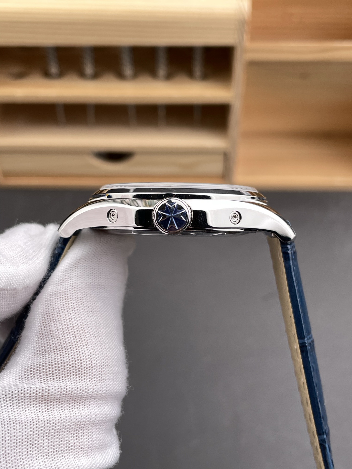 Vacheron Constantin Fiftysix Edition 904L Steel 1:1 Mriror Super Clone Blue Dial - view 7