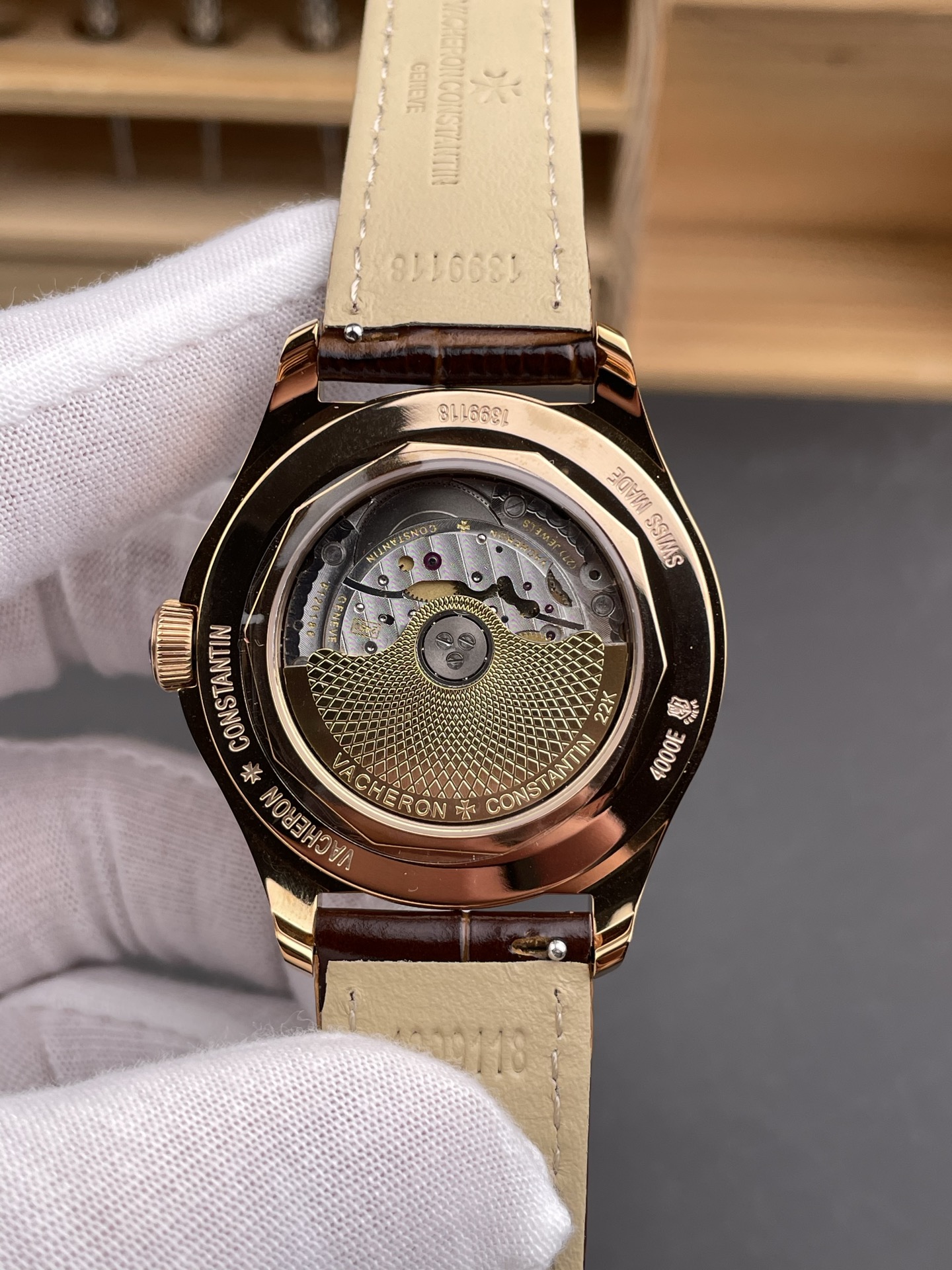 Vacheron Constantin Fiftysix Edition Rose Gold Watch 904L Steel 1:1 Mriror Super Clone Black Dial - view 6