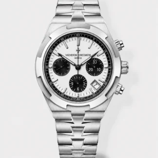 Vacheron Constantin Overseas Chronograph - Top-Tier Super Clone (Swiss Movement, Steel-tone Dial, Steel Bracelet) - view 1