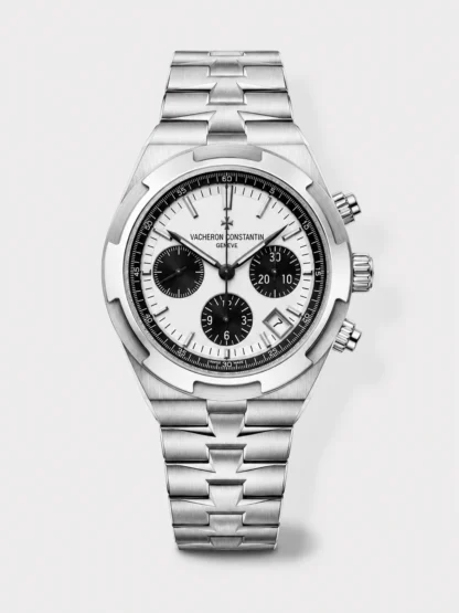 Vacheron Constantin Overseas Chronograph - Top-Tier Super Clone (Swiss Movement, Steel-tone Dial, Steel Bracelet) - view 1