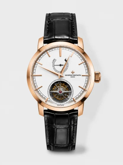 Vacheron Constantin Traditionelle 14-Day Tourbillon White Dial Rose Gold 1:1 Mirror Super Clone Watch - view 1