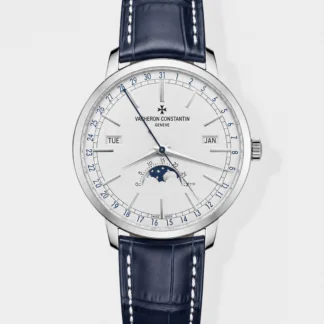 Vacheron Constantin Traditionelle Complete Calendar White Gold Plating White Dial Swiss Super Clone - view 1