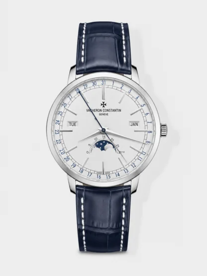Vacheron Constantin Traditionelle Complete Calendar White Gold Plating White Dial Swiss Super Clone - view 1