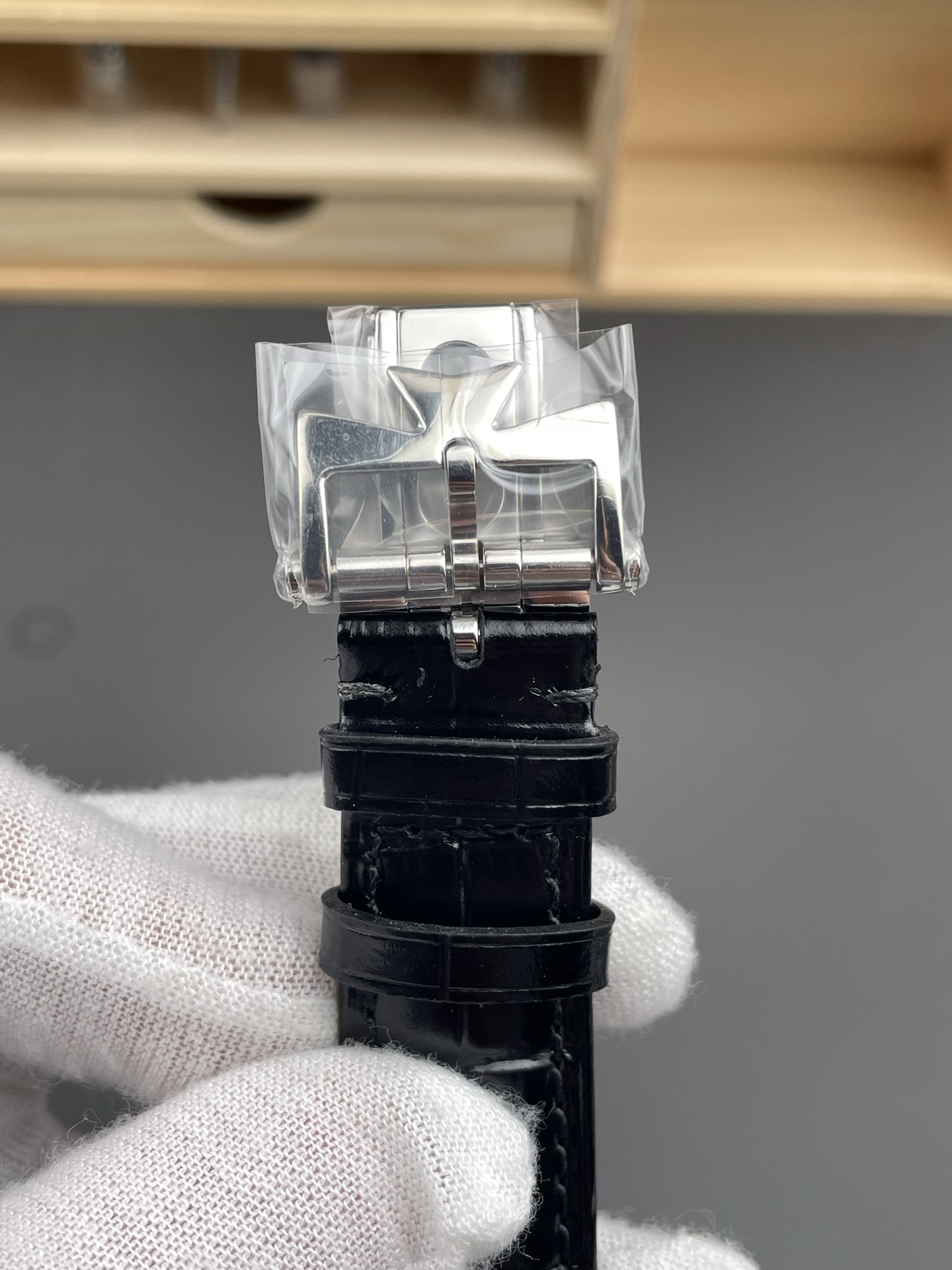 Vacheron Constantin Traditionelle Complete Calendar White Gold Plating Grey Dial Swiss Super Clone - view 9