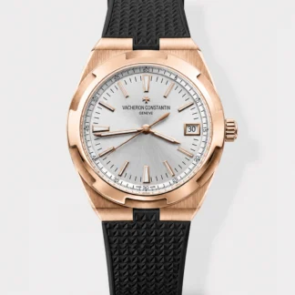 Vacheron Constantin Super Clone Overseas Edition Rose Gold Casing Rubber Strap - view 1