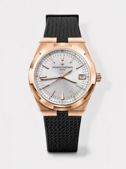 Vacheron Constantin Super Clone Overseas Edition Rose Gold Casing Rubber Strap - view 1