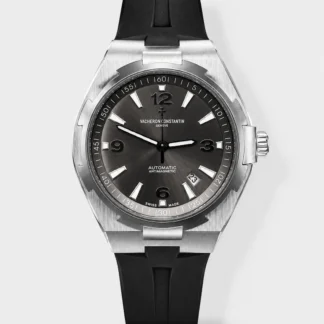 Vacheron Constantin Overseas 1:1 Mirror Swiss Super Clone Watch in Grey Dial - Rubber Strap - view 1