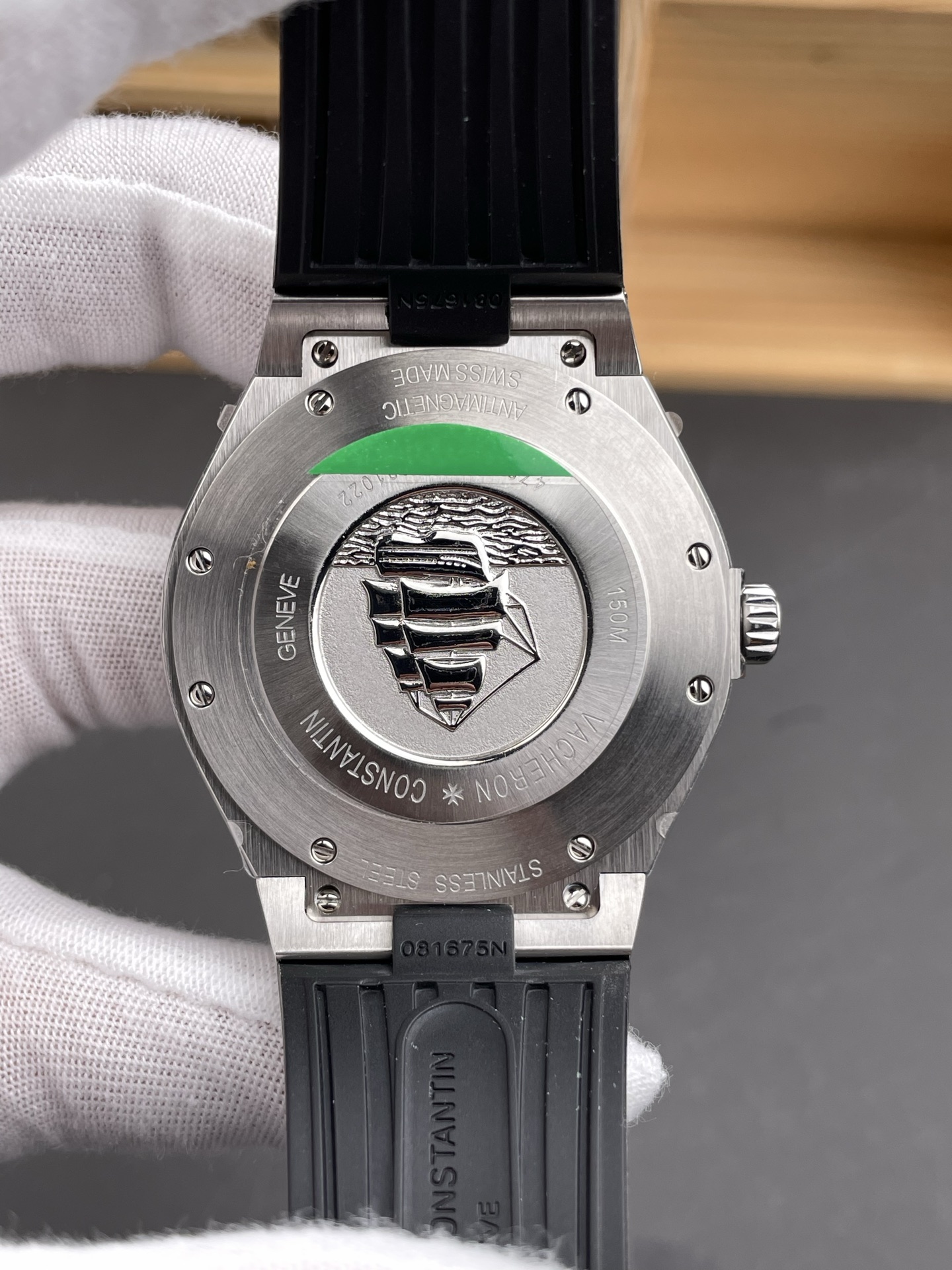 Vacheron Constantin Overseas 1:1 Mirror Swiss Super Clone Watch in Grey Dial - Rubber Strap - view 5
