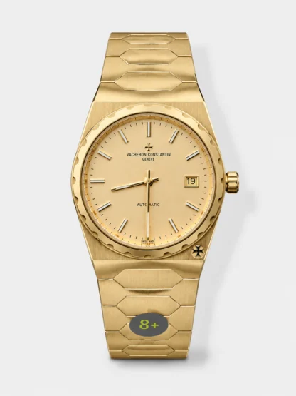 Vacheron Constantin Historiques 222 Super Clone 37MM Yellow Gold Watch in Gold Dial - view 1