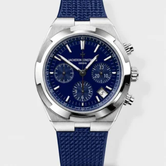 Vacheron Constantin Overseas Chronograph Blue Dial Swiss Super Clone Watch - Rubber Strap - view 1