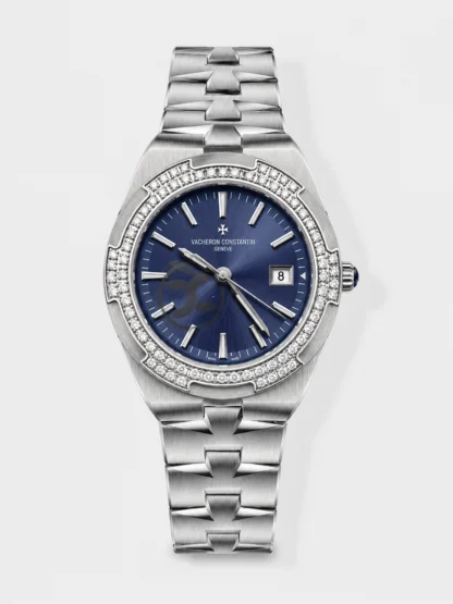 Vacheron Constantin Overseas Steel Casing Blue Dial 35MM Swiss Super Clone Watch - view 1