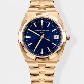 Vacheron Constantin Overseas Rose Gold 1:1 Mirror Super Clone Watch Blue Dial - view 1