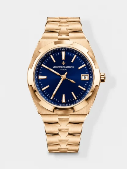 Vacheron Constantin Overseas Rose Gold 1:1 Mirror Super Clone Watch Blue Dial - view 1