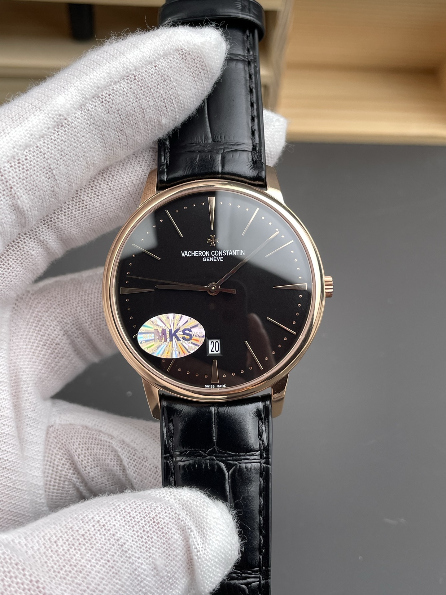 Vacheron Constantin Patrimony Rose Gold 1:1 Mirror Super Clone Watch 40MM 904L Steel - view 3