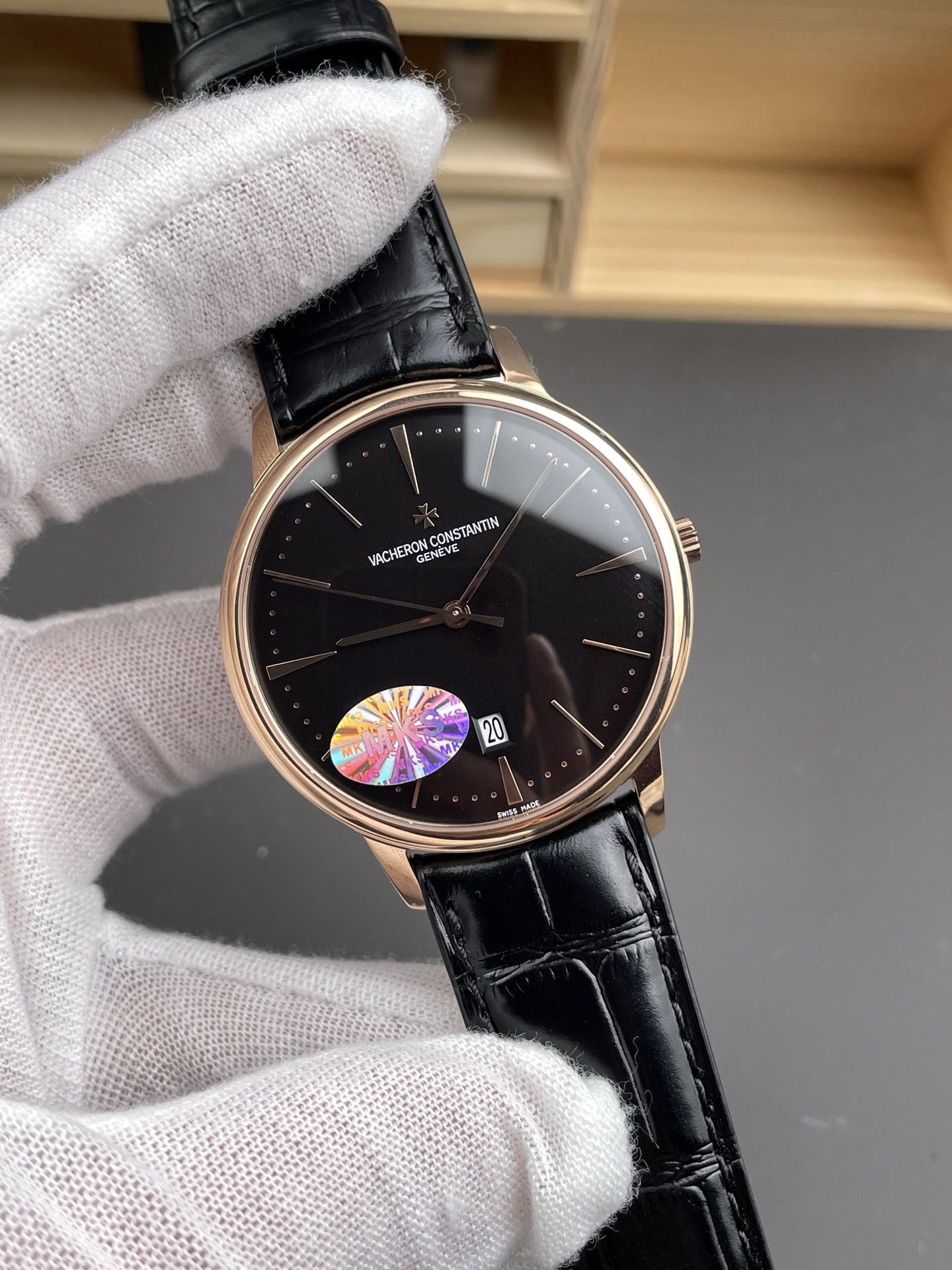Vacheron Constantin Patrimony Rose Gold 1:1 Mirror Super Clone Watch 40MM 904L Steel - view 4