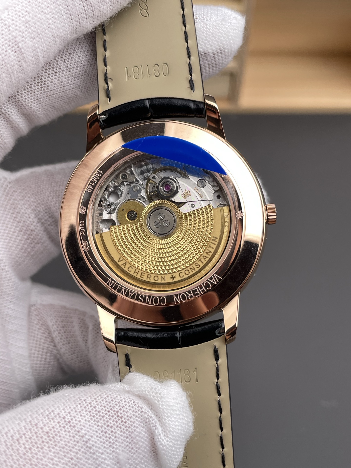 Vacheron Constantin Patrimony Rose Gold 1:1 Mirror Super Clone Watch 40MM 904L Steel - view 6