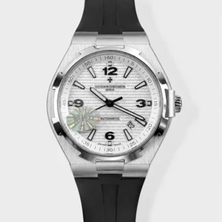 Vacheron Constantin Overseas 1:1 Mirror Swiss Super Clone Watch in White Dial - Rubber Strap - view 1