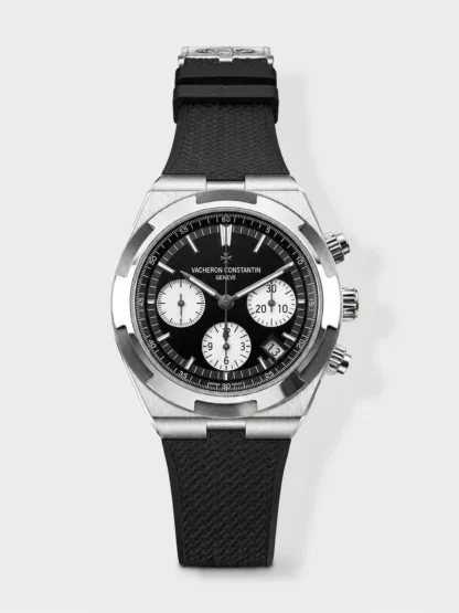Vacheron Constantin Overseas Chronograph Black Dial Swiss Super Clone Watch - Rubber Strap - view 1