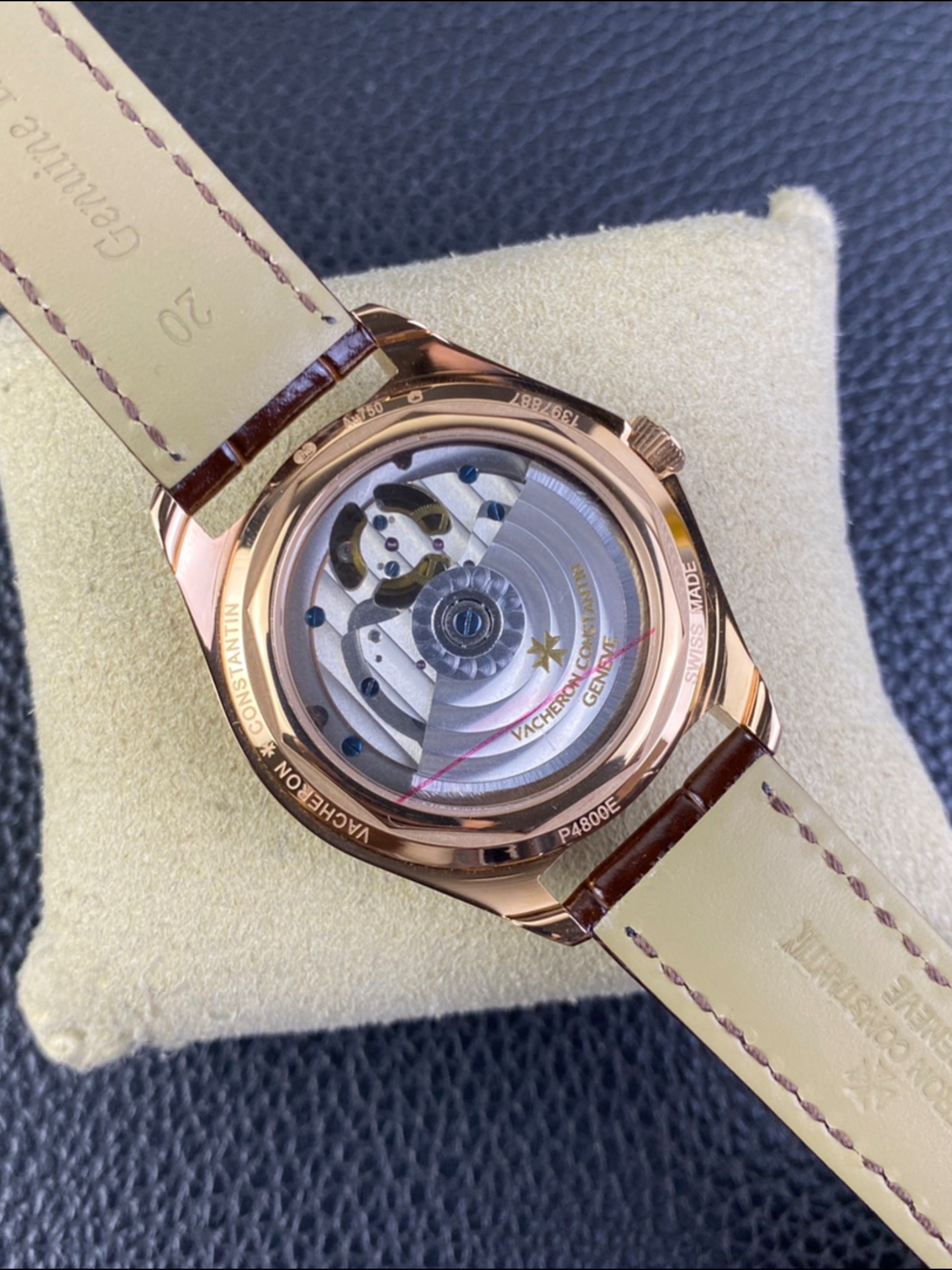Vacheron Constantin Fiftysix Tourbillon Rose Gold Steel 1:1 Mriror Super Clone White Dial - view 6