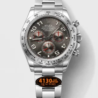 Rolex Cosmograph Daytona M116519 Original Cal.4130 Movement - 904L Steel Watch Grey Dial - Super Clone Watch - view 1