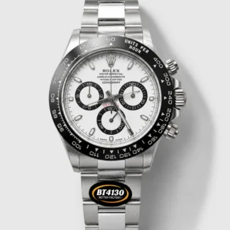 Rolex Cosmograph Daytona M116500LN Original Cal.4130 Movement - 904L Steel Watch in White Dial - Super Clone Watch - view 1