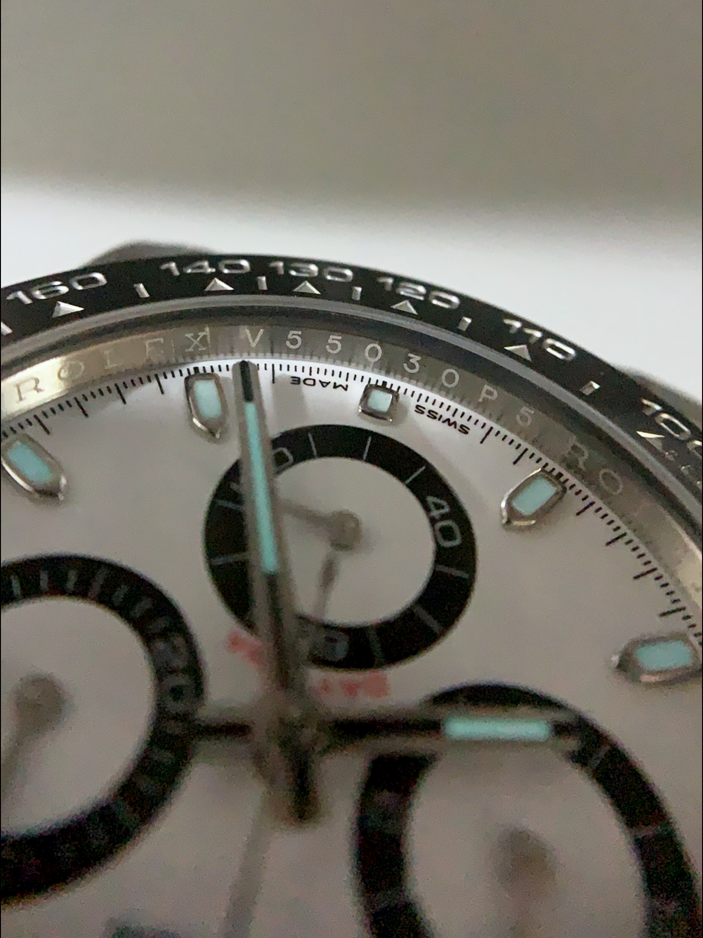 Rolex Cosmograph Daytona M116500LN Original Cal.4130 Movement - 904L Steel Watch in White Dial - Super Clone Watch - view 5