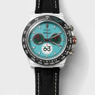 Rolex Daytona DiW Ferrari Tiffany Dial Edition Watch - Lightweight Forged Cabon Casing - Super Clone Watch - view 1