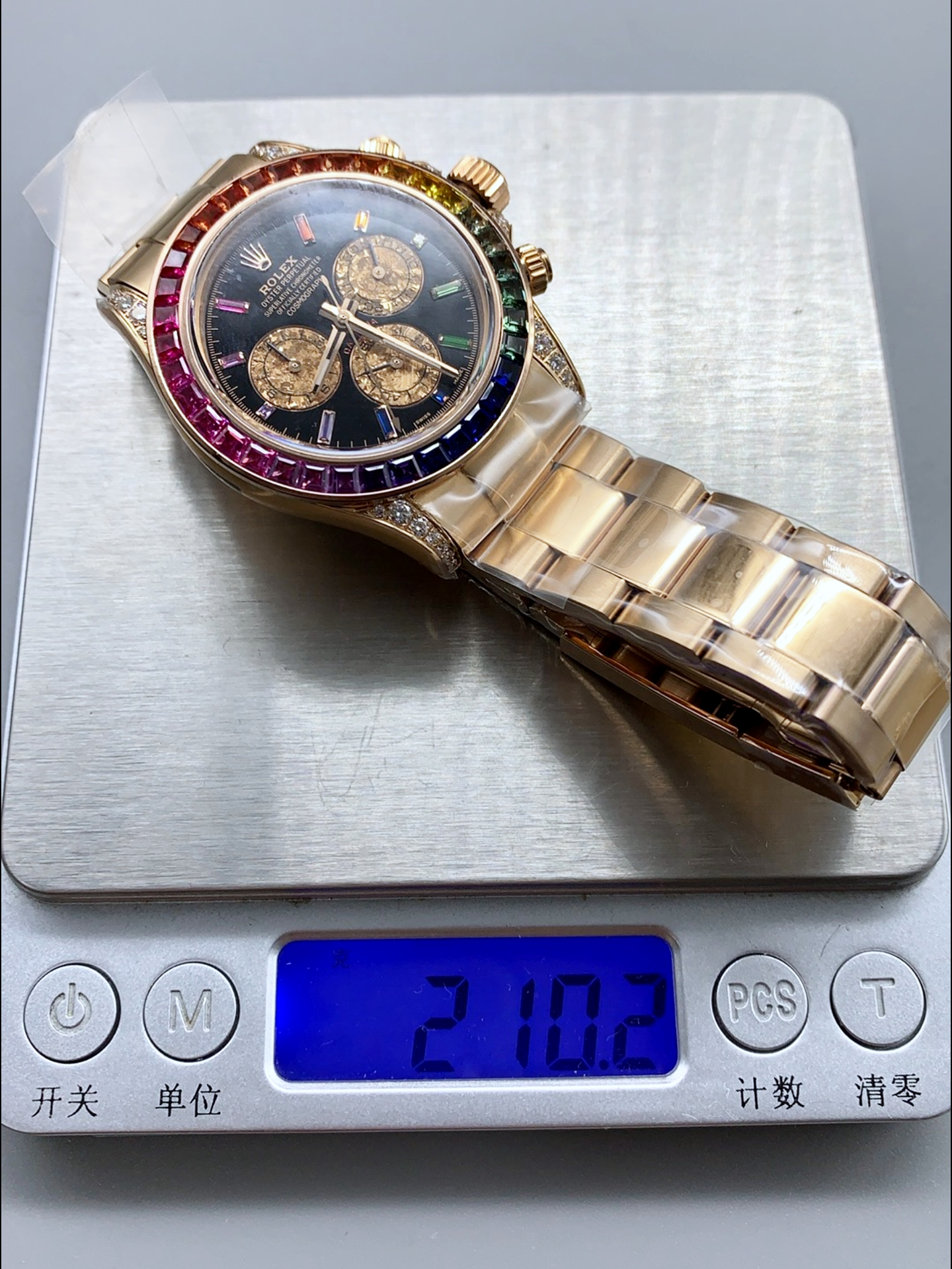 Rolex Cosmograph Daytona 116595RBOW Rose Gold Original Cal.4130 Movement - Super Clone Watch - view 11