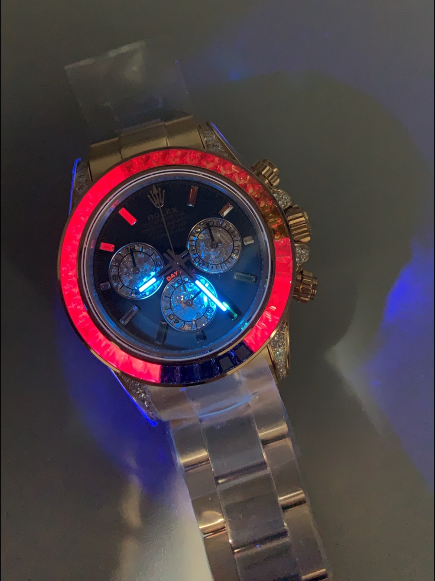 Rolex Cosmograph Daytona 116595RBOW Rose Gold Original Cal.4130 Movement - Super Clone Watch - view 13