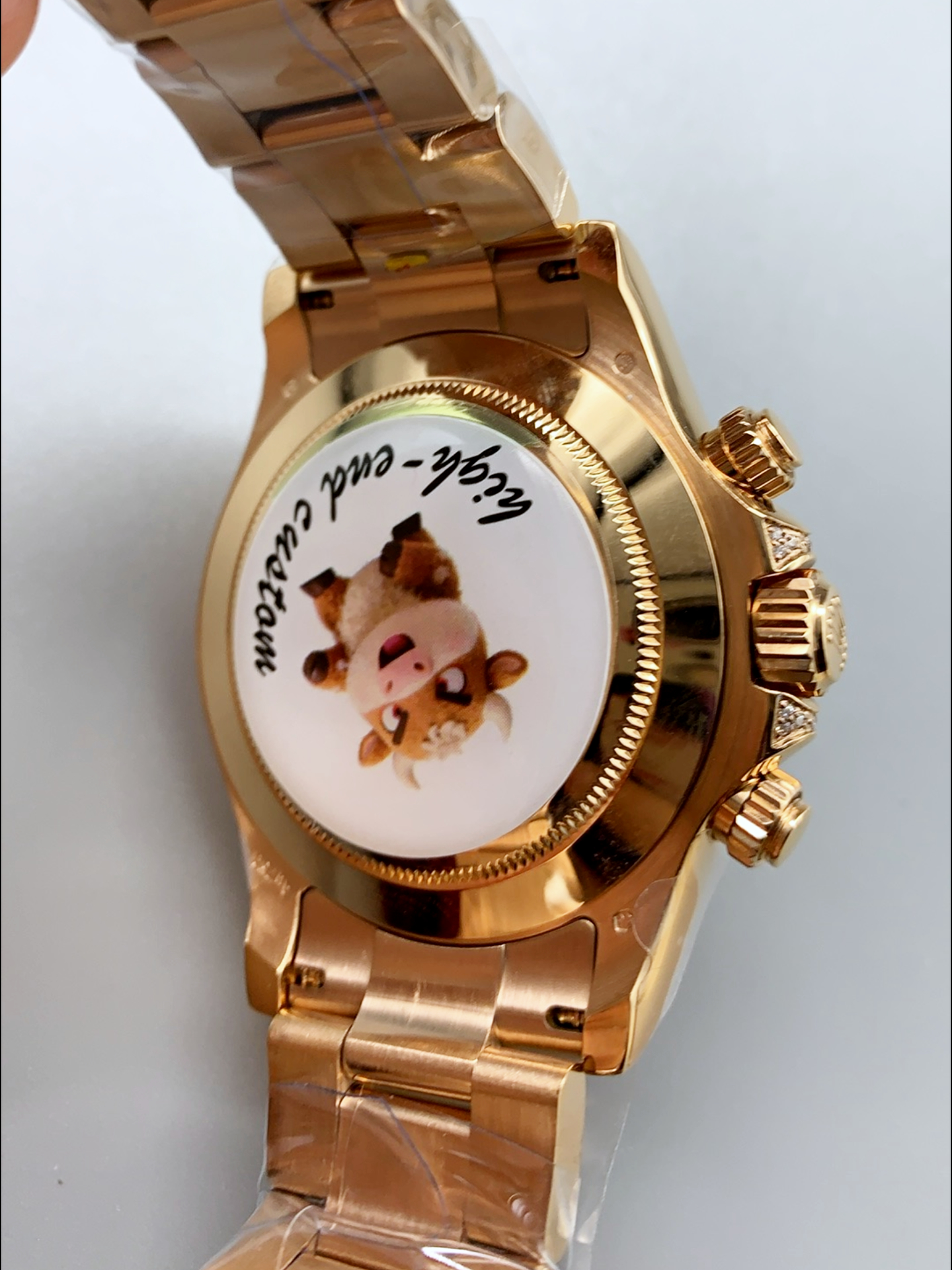 Rolex Cosmograph Daytona 116595RBOW Rose Gold Original Cal.4130 Movement - Super Clone Watch - view 6
