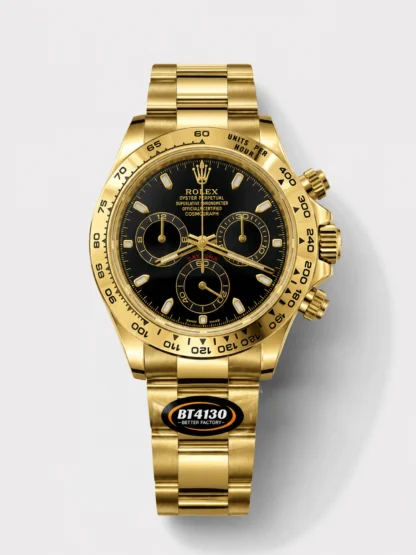 Rolex Cosmograph Daytona 116508 Yellow Gold Original Cal.4130 Movement - Improved Ultimate 904L Steel Watch - Super Clone Watch - view 1