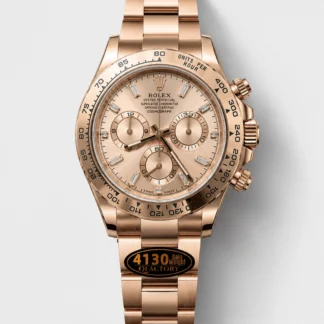 Rolex Daytona 116505 Rose Gold Original Cal.4130 Movement - 1:1 Mirror 904L Steel Watch - Super Clone Watch - view 1