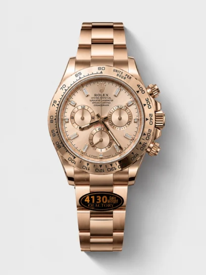Rolex Daytona 116505 Rose Gold Original Cal.4130 Movement - 1:1 Mirror 904L Steel Watch - Super Clone Watch - view 1
